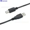 Cable de Impresora USB, Procesamiento Personalizado por el Fabricante, Boca Cuadrada, Línea de Impresión, USB 2.0 A/M a USB B/M
