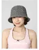 2026 Nuevo Estilo Sombrero de Pescador Delgado Trenzado Hueco para Mujer con Circunferencia de Cabeza Grande, Sombrero de Sol Versátil para Protección Solar, Sombrero de Cubo