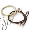 Banda de Goma de Alta Elasticidad Coreana Doble Hilo Lazo para el Cabello Cola de Caballo Fuerte y Duradero Lazo para el Cabello Cuerda para el Cabello Accesorios para la Cabeza