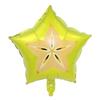 Globo de empuje para microempresa de 18 pulgadas de aluminio con forma de fruta, sandía, naranja, fresa, carambola, globo de papel de aluminio al por mayor