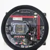 Lupa Manual Grande de 138mm com 12 Luzes LED, Cabo Antiderrapante, Ampliação Dupla para Pessoas Idosas Ler Livros