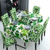 Mantel impermeable estampado transfronterizo Funda de silla estampada para restaurante y hogar Mantel Funda de silla traje traje Patrick