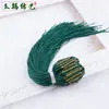 Hilo de oro tejido a mano nudo plano pulsera de cordón accesorios para collar modificación de colgante ajuste hebilla de nudo plano