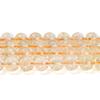 Diretamente do Fabricante: Contas Soltas de Cristal Amarelo Natural, Contas de Cristal de 6mm, Contas Redondas, Acessórios para Pulseira DIY, Venda por Atacado