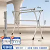 Tendedero plegable, de pie, para uso doméstico, multifuncional, apto para balcones y uso en exteriores, tendedero extensible, perfecto para secar mantas