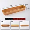 Bandeja Rectangular de Melamina con Textura de Madera para Exhibición de Hot Pot Picante, Bandeja para Vitrina Comercial, Vajilla para Plato de Verduras Sukiyaki