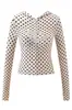 Conjunto de Chaqueta Corta con Capucha y Cremallera Estampado de Letras Ajustado y Pantalones Cross-Border I*Amgi con Diseño de Costuras Visibles