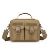 Bolsa de Ombro Único, Bolsa Transversal Multifuncional com Carregamento USB, Mochila Camuflada Militar, Bolsa para Viagem e Ciclismo, Bolsa Transversal Camuflada