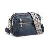 Bolso bandolera multifuncional con cremallera, combinación de colores europea y americana de moda transfronteriza, bolso cuadrado, bolso de hombro de PU, cartera, correa de hombro ajustable