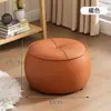 Banqueta, banco de casa, banquinho, pufe de luxo leve, banquinho de mesa de centro para sala de estar, banquinho pequeno para trocar de sapatos, banquinho redondo, sofá simples, banquinho em forma de abóbora