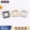 Botones Metálicos Cuadrados Ocultos Cosidos a Mano, Botones para Camisa, Botones Tejidos para Suéter, Accesorios de Ropa Jinda