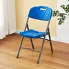 Cadeira Dobrável Simples, Cadeira para Uso Doméstico com Encosto, Cadeira de Escritório, Cadeira para Conferência, Cadeira para Treinamento, Cadeira Dobrável de Plástico Reforçado para Exterior