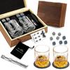 Amazon spot vinho vinho de gelo pedra de gelo conjunto de caixa de madeira aço inoxidável 304 jarro de vinho pequeno conjunto de caixa de presente para copo de whisky