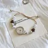 Relógio de Quartzo Feminino para Estudantes, Alto Valor Estético, Atacado Nicho Estilo Doce Pulseira de Relógio Tecida com Contas DIY, Relógio Feminino