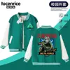 Delta Force Doctor Abeja Materiales Peligrosos Chaqueta de Béisbol para Niños Chaqueta de Bloques de Color para Primavera y Otoño para Niños Mayores