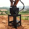 Máquina perforadora cuadrada para instalación de farolas municipales, excavadora de agujeros cuadrados, máquina perforadora de producción en fábrica