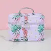 Fabricantes podem fornecer amostras de estojo de cosméticos portátil, bolsa de armazenamento de grande capacidade, para arte de unhas, tatuagem, maquiador com bolsas