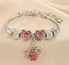 Pulsera Nueva de Cuentas Transfronteriza 2025, Moda Nicho Retro Dulce Diseño, Joyería de Nicho para Mujer