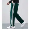 Conjunto Esportivo da Moda para Primavera e Outono para Homens e Mulheres, Roupa Esportiva Casual de Três Listras, Roupa de Corrida Transfronteiriça, Conjunto de Duas Peças Cardigã e Calça Longa