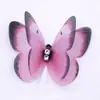 Mariposa de tul tridimensional de doble capa de 4,5 cm, accesorios DIY, tocado Hanfu, materiales para fotografía, decoración de regalo para el hogar