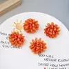 Flor Pequeña Bola Crisantemo Decoración Cabezas de Flores Artificiales DIY Corona de Flores Hecha a Mano Adornos Accesorios Partes Sala de Estar Mesa de Café Accesorios