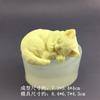 Faça Você Mesmo Desenho Animado Gato Dormindo de Lado Gato Sentado Gato Rosa Molde de Silicone Vela de Aromaterapia Gesso Goma Gotejamento Chocolate