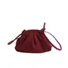 Bolso Pequeño de Nicho Estilo Francés Retro de Alta Apariencia para Mujer, Bolso Cruzado de Alta Apariencia Nueva Moda 2026, Bolso Nube Plegado