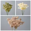 Flor de Pelo con Garra de Nueve Puntas Hierba Artificial Flores Artificiales Fabricante Flores Falsas Plantas Verdes Venta al por Mayor Decoración de Bodas Manualidades Estilo Ins Transfronterizo