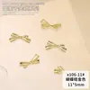 X106 accesorios simples de lazo para uñas metal aleación tridimensional Joker corbata de lazo taladro de pila joyería de uñas venta al por mayor
