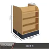 Estante de Almacenamiento para Cigarrillos de Estructura Acero-Madera, Gabinete de Fondo Combinado para Mostrador de Caja de Cigarrillos y Alcohol, Exhibidor de Estante para Cigarrillos de Tienda de Conveniencia