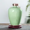 Botellas de Vino de Cerámica de Jingdezhen para Uso Doméstico, Selladas, Disponibles en Tamaños 1/2/3/5/ 5kg Litros, Tarros de Vino de Superficie Lisa, Ollas de Vino, Se Pueden Grabar