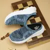 Nuevos calcetines unisex talla grande 46 con forro polar, tejido fly-knit, pantuflas de media caña para parejas, de moda, versátiles, cómodas, transpirables, pantuflas de punta cerrada