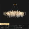 Iluminação de luxo pós-moderna para sala de estar lustre de cristal designer luz de luxo luxo de ponta elegante europeu francês lâmpada de cristal