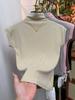 Camiseta de Cor Sólida com Gola Meia-Alta e Mangas Flare para Mulheres, Fashion, Rejuvenescedora, Versátil, Emagrecedora, Camiseta para Camadas com Senso de Design