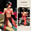 Zuijiao Tallas Grandes Lencería Sexy Transparente Uniforme Estilo Antiguo Hanfu Pijama Tentación Faja Conjunto Apasionado