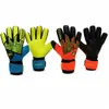 Guantes de portero de fútbol profesionales para adultos con agarre fuerte, palma de látex, transpirables, resistentes al desgaste, protector de muñeca ensanchado, personalizables