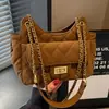 Bolso de Hombro y Cruzado Pequeño Acolchado con Cadena Estilo Chanel, Versátil Elegante de Alta Gama, Nuevo Otoño 2026