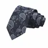 Corbata de hombre con patrón paisley, anudada a mano, estilo nuevo, poliéster, 8 cm, corbata personalizada de alta gama