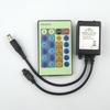 Controlador LED monocromático anticortocircuito, atenuador de cadena de luces con cable de cobre monocromático de 24 teclas por infrarrojos, 5 V, 6 V y 12 V.