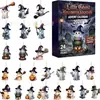 2026 Transfronterizo Halloween y Navidad Nuevas Llegadas Calendario de Cuenta Regresiva de Adviento Caja Sorpresa Colgante Plano de Acrílico Regalo