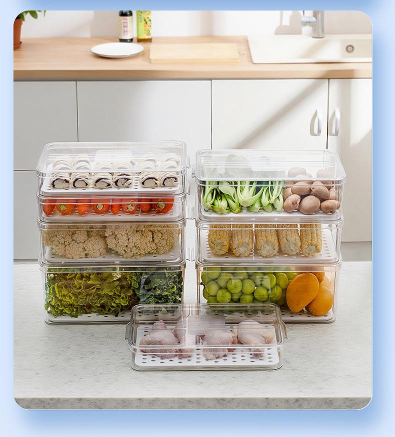 冰箱收纳盒 透明