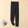 100% Seda Estrujada Cuello Redondo Manga Larga Traje Cálido Ropa de Otoño y Pantalones Largos Resistente al Frío Engrosado Camiseta Interior Calcetines para Hombre Otoño e Invierno