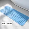 Alfombrilla antideslizante para baño, alfombrilla de ventosa de PVC para bañera de baño, masaje de pies, diseño hueco para drenaje, previene caídas