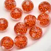 Cuentas de Bola Coloridas de Diamante Completo de 16 mm, Cuentas Shambala con Agujero Recto, Colgante para Mochila, Accesorios de Joyería DIY para Pulseras