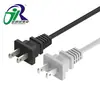 Fabricantes fornecem cabo de alimentação Americano de dois pinos SPT 2 * 18AWG com plugue Americano polarizado e não polarizado para uso doméstico