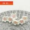 Grampo de Cabelo com Adornos de Pérola e Diamante, Grampo de Cabelo em Forma de U, Grampo de Cabelo Individual em Forma de Flor com Diamante para Casamento Noiva Acessórios de Cabelo Hanfu