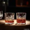 Copos de uísque, vidro de cristal, estilo europeu, copos de cerveja espessados, copos de água, acessórios para bebidas de bar atacado, e-commerce transfronteiriço.