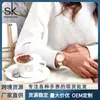 SHENGKE SHENGKE reloj de dama moda simple reloj de correa reloj de cuarzo resistente al agua K0084 una generación de pelo