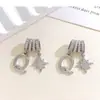 Accesorios Colgantes de Moda 2025 Diseño Tiktok Combinación de Letra y Estrella con Circonita Microincrustada Que No Se Desvanece