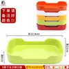 Mesa de Restaurante de Hot Pot de Autoservicio Vajilla melamina Comercial Creativo Plato de Cuerda Plato para Barbacoa Cubo para Verduras Bol Bol para Salsas